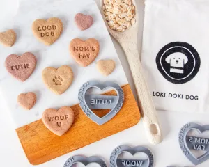 Conversation Heart Shaped Cookie Cutter (CREATE YOUR OWN BUNDLE of 5- PLUS FREE Mini Heart Cookie Cutter)