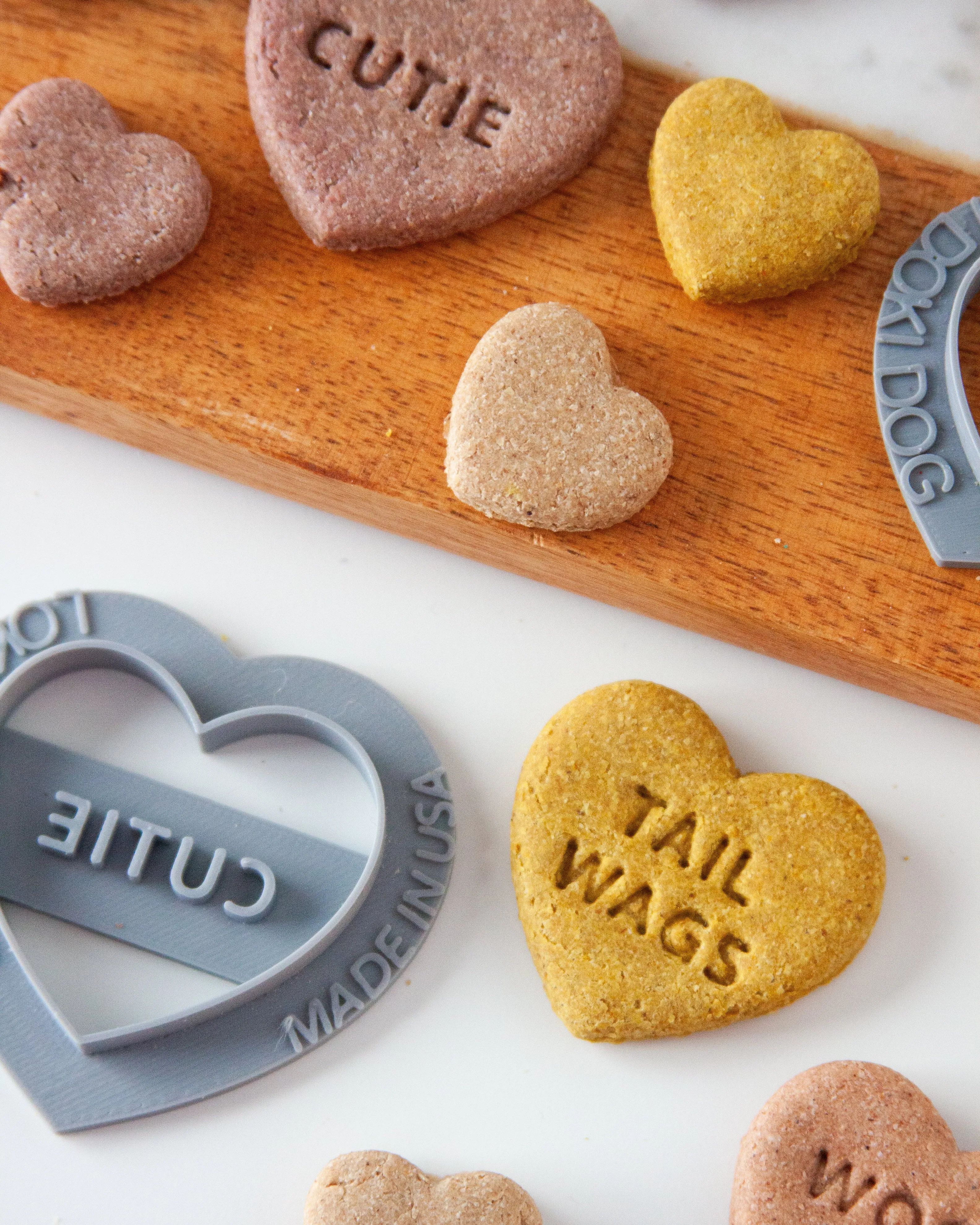 Conversation Heart Shaped Cookie Cutter (CREATE YOUR OWN BUNDLE of 5- PLUS FREE Mini Heart Cookie Cutter)