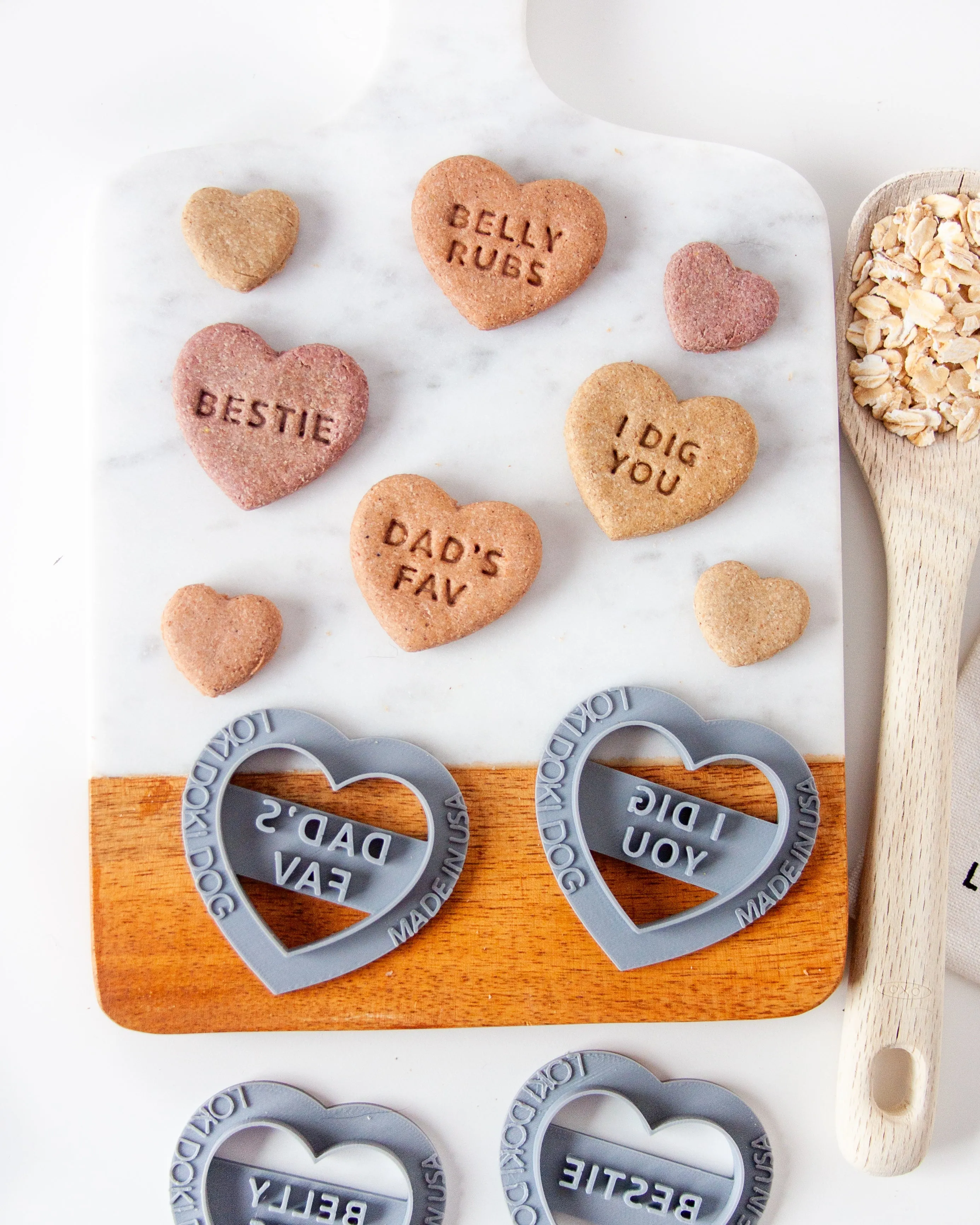 Conversation Heart Shaped Cookie Cutter (CREATE YOUR OWN BUNDLE of 5- PLUS FREE Mini Heart Cookie Cutter)