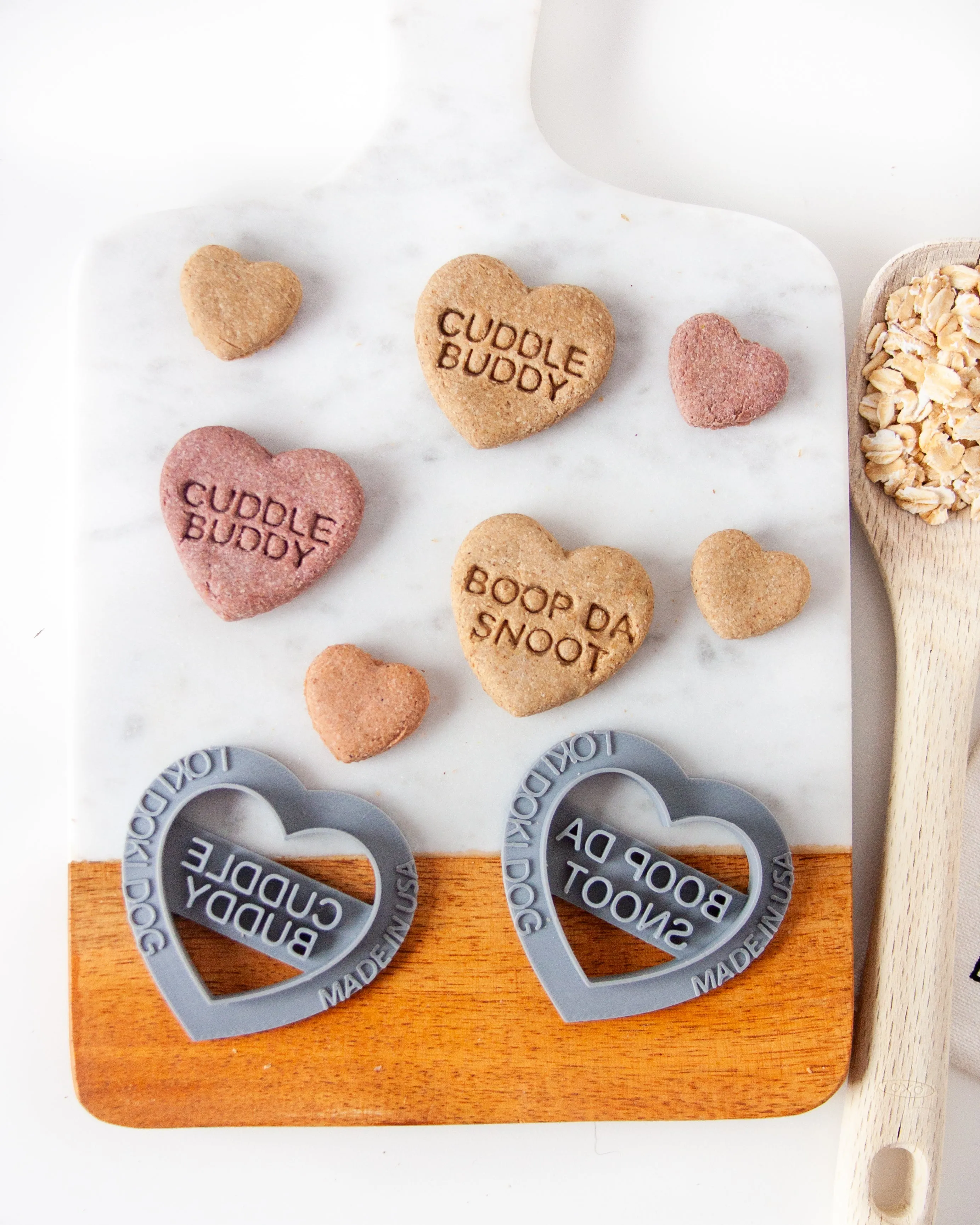 Conversation Heart Shaped Cookie Cutter (CREATE YOUR OWN BUNDLE of 5- PLUS FREE Mini Heart Cookie Cutter)
