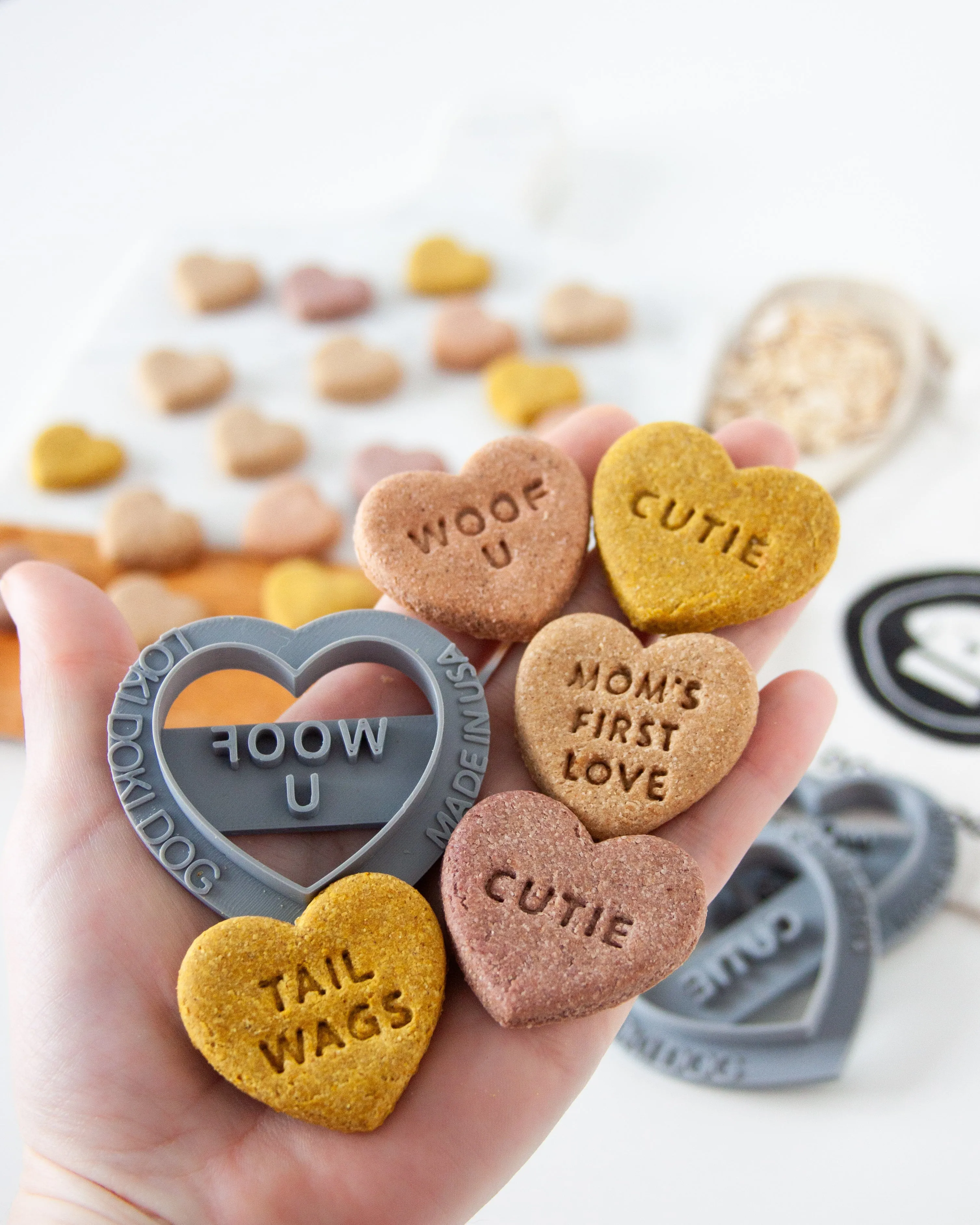 Conversation Heart Shaped Cookie Cutter (CREATE YOUR OWN BUNDLE of 5- PLUS FREE Mini Heart Cookie Cutter)