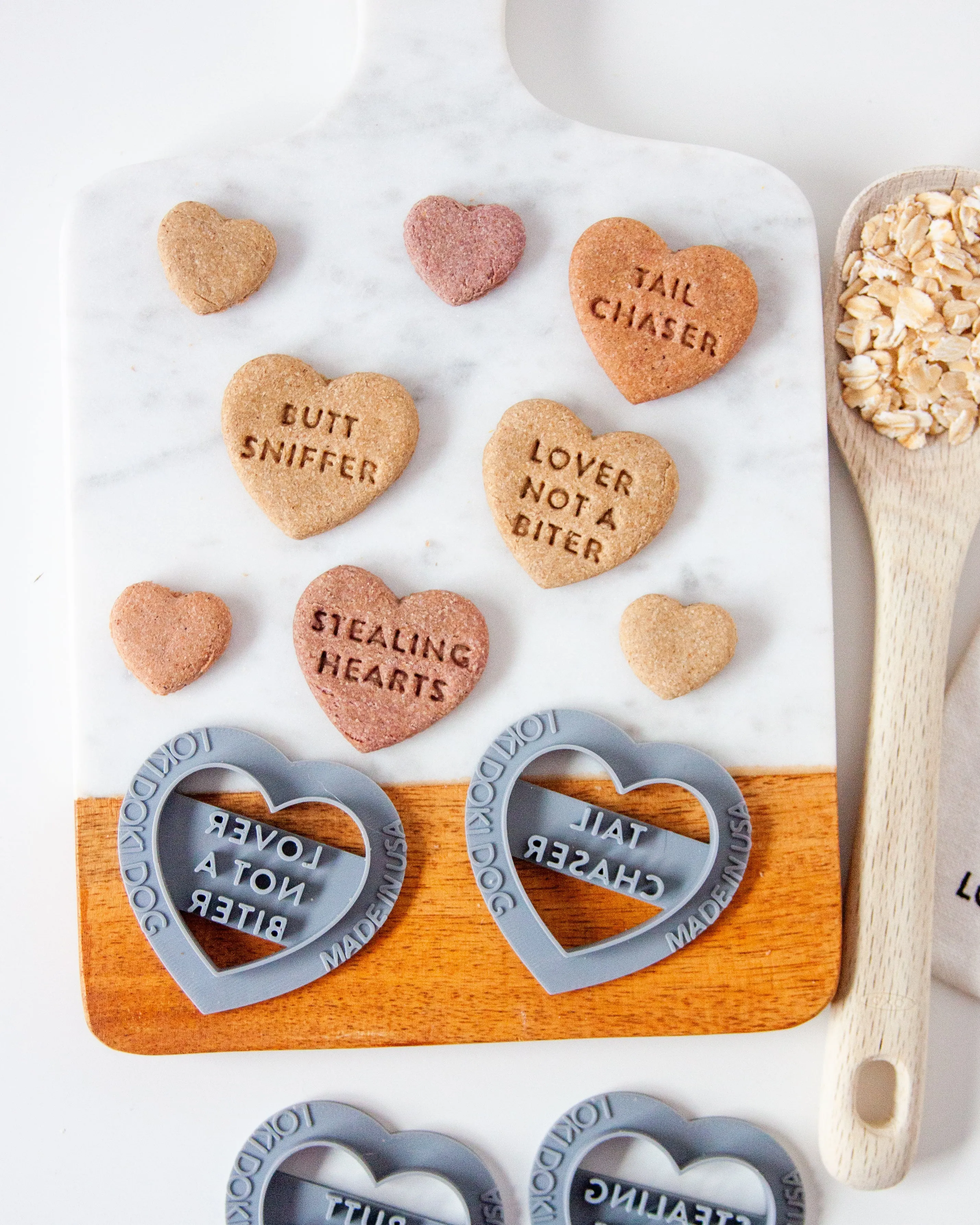 Conversation Heart Shaped Cookie Cutter (CREATE YOUR OWN BUNDLE of 5- PLUS FREE Mini Heart Cookie Cutter)