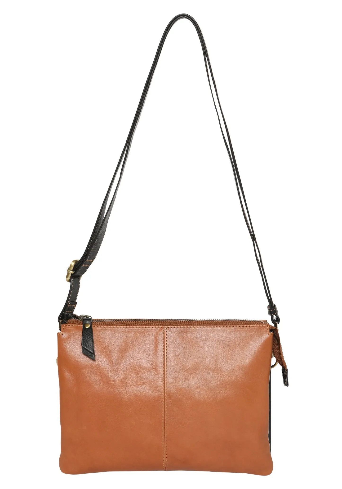 Cosgrove & Co - Amelia Cross Body Travel Bag in Tobacco/Black