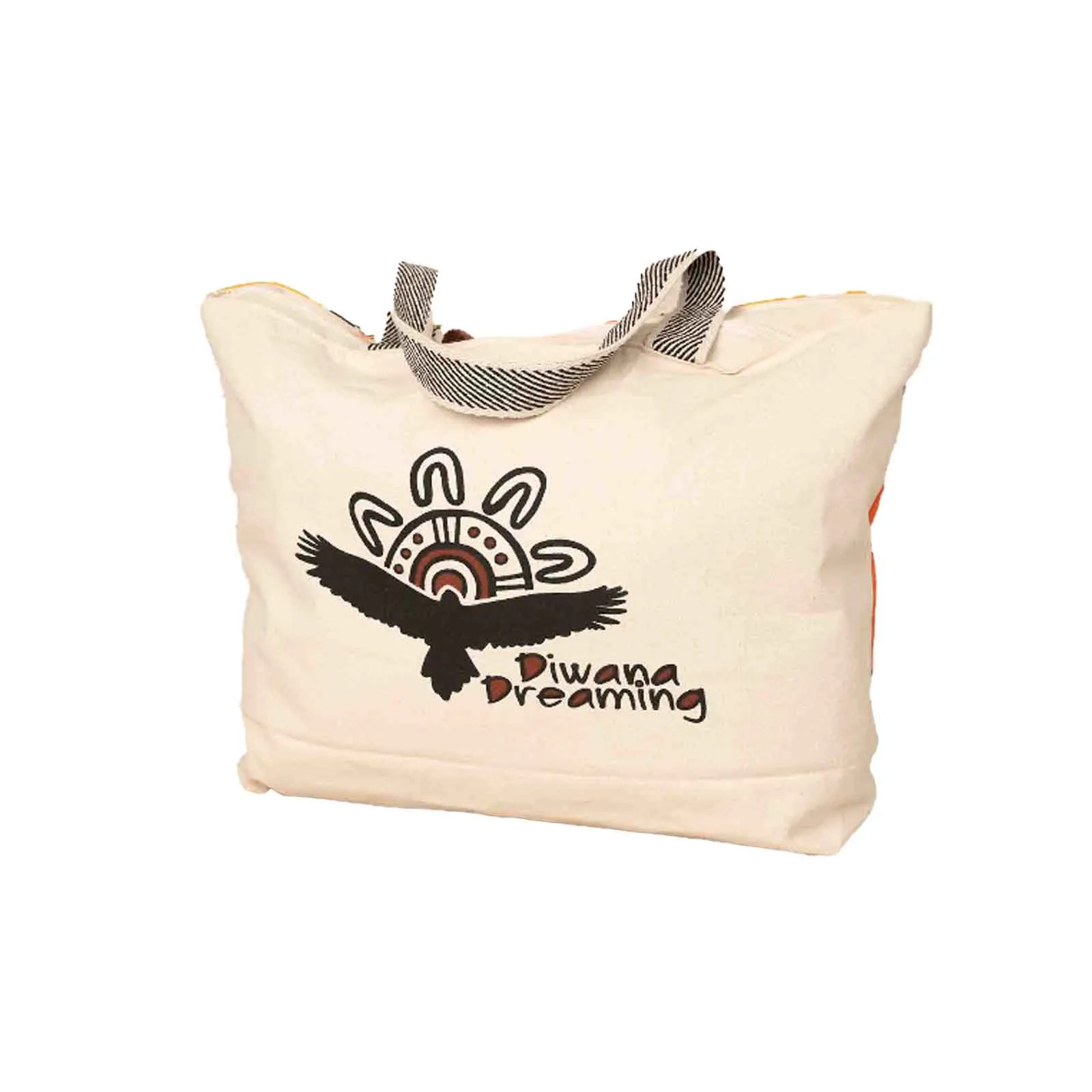 Cotton-Canvas Shopping Bag Source of Life Sunrise 39x57cm
