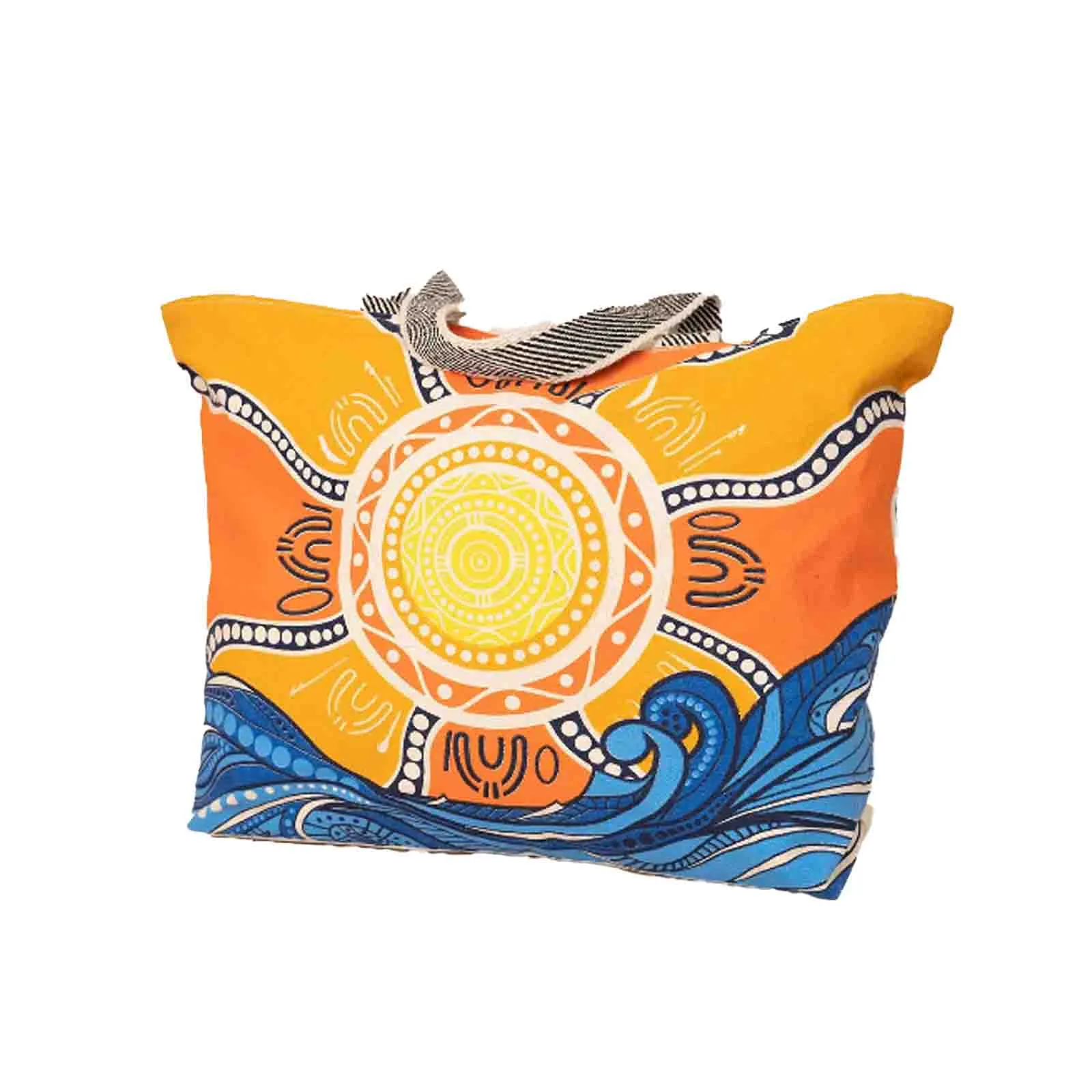 Cotton-Canvas Shopping Bag Source of Life Sunrise 39x57cm