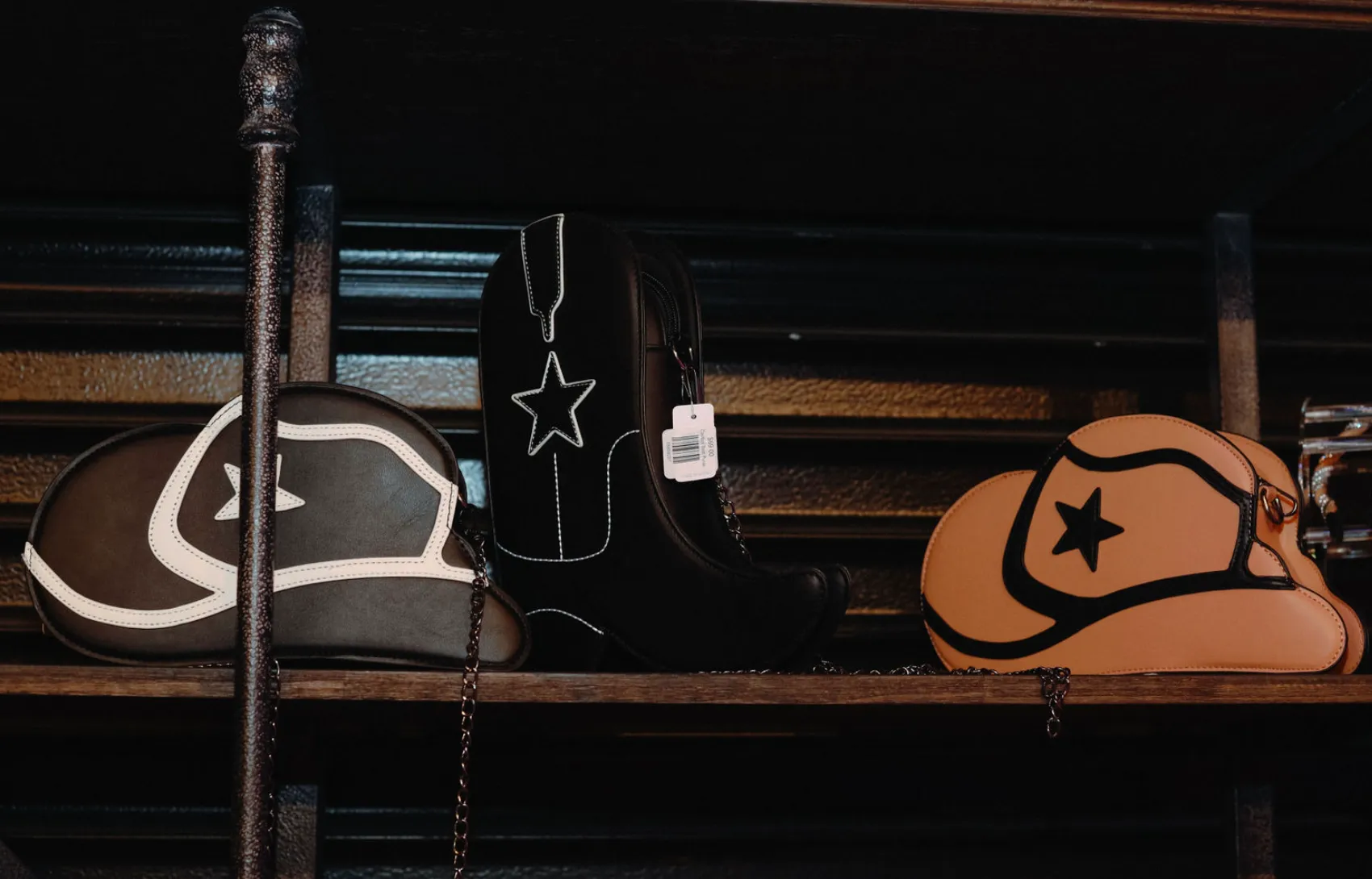 Cowboy Hat Leather Purse