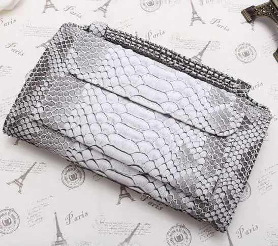 Cowhide Crocodile Leather Cross-body Handbags