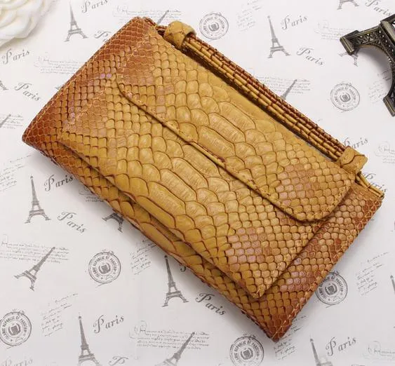 Cowhide Crocodile Leather Cross-body Handbags