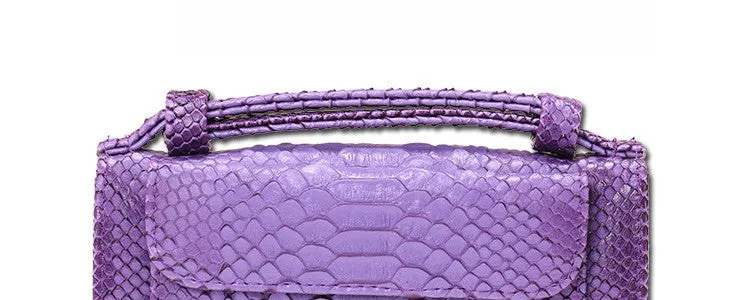 Cowhide Crocodile Leather Cross-body Handbags