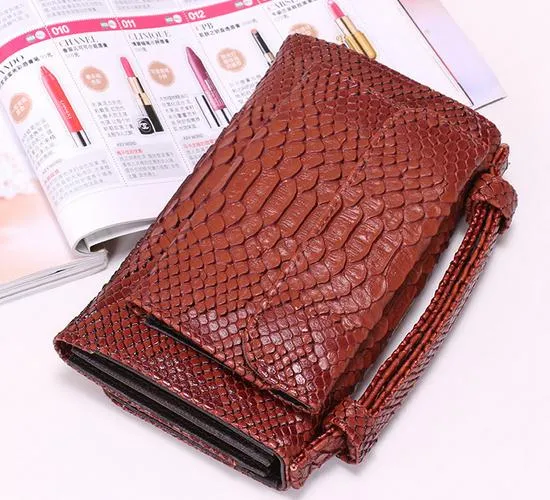 Cowhide Crocodile Leather Cross-body Handbags