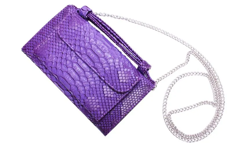Cowhide Crocodile Leather Cross-body Handbags
