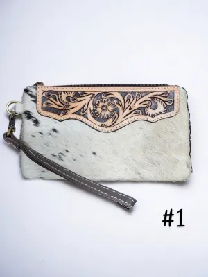 Cowhide Leather Purse - Various Designs