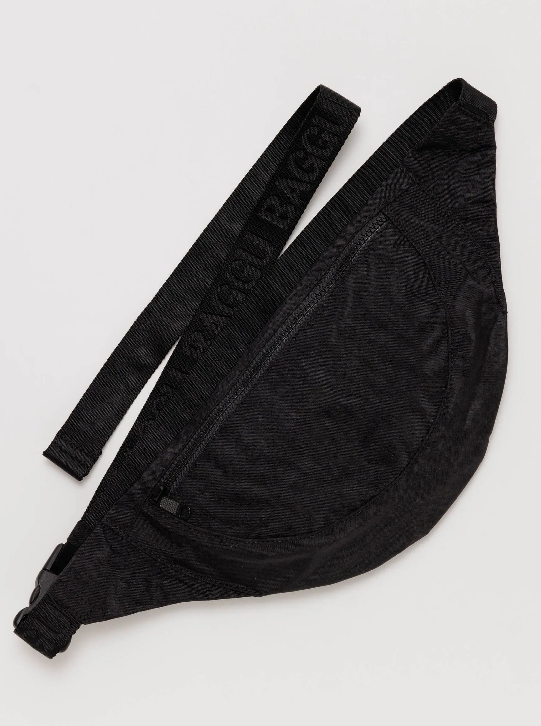 Crescent Fanny Pack - Black