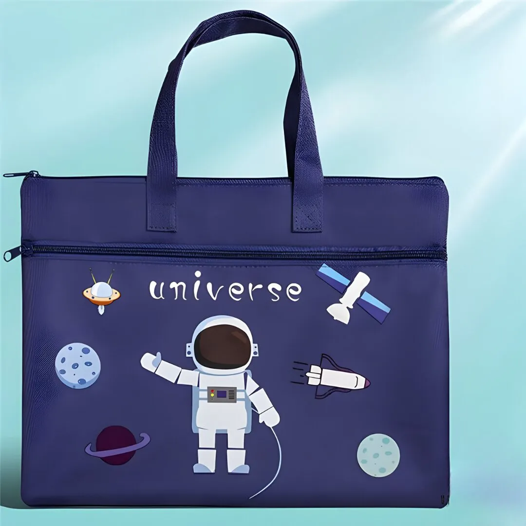 CUTE CARTOON PRINTED MIX DESIGN MULTI-PURPOSE CANVAS HANDBAGS