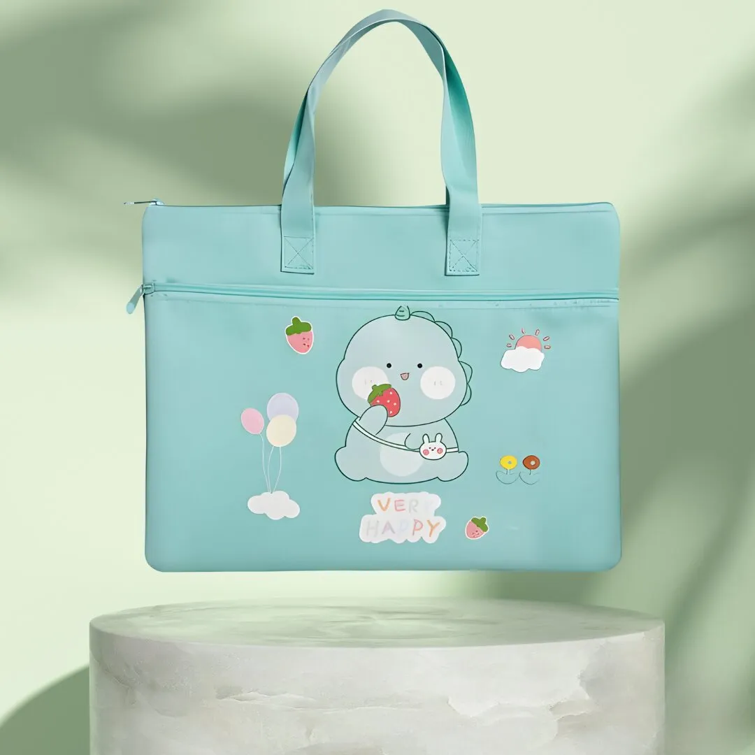 CUTE CARTOON PRINTED MIX DESIGN MULTI-PURPOSE CANVAS HANDBAGS