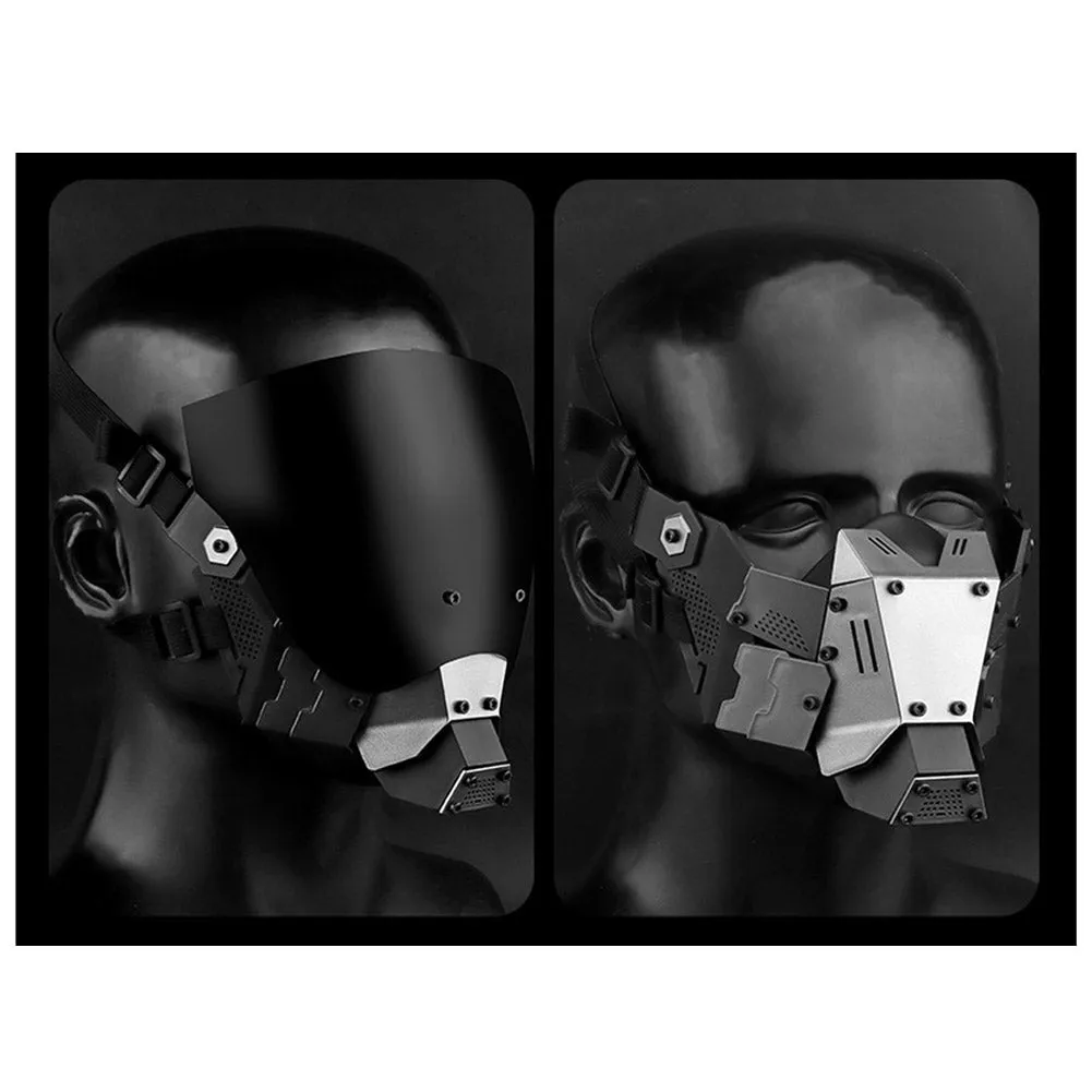 Cyberpunk Cosplay Latex Masks Halloween Costume Props
