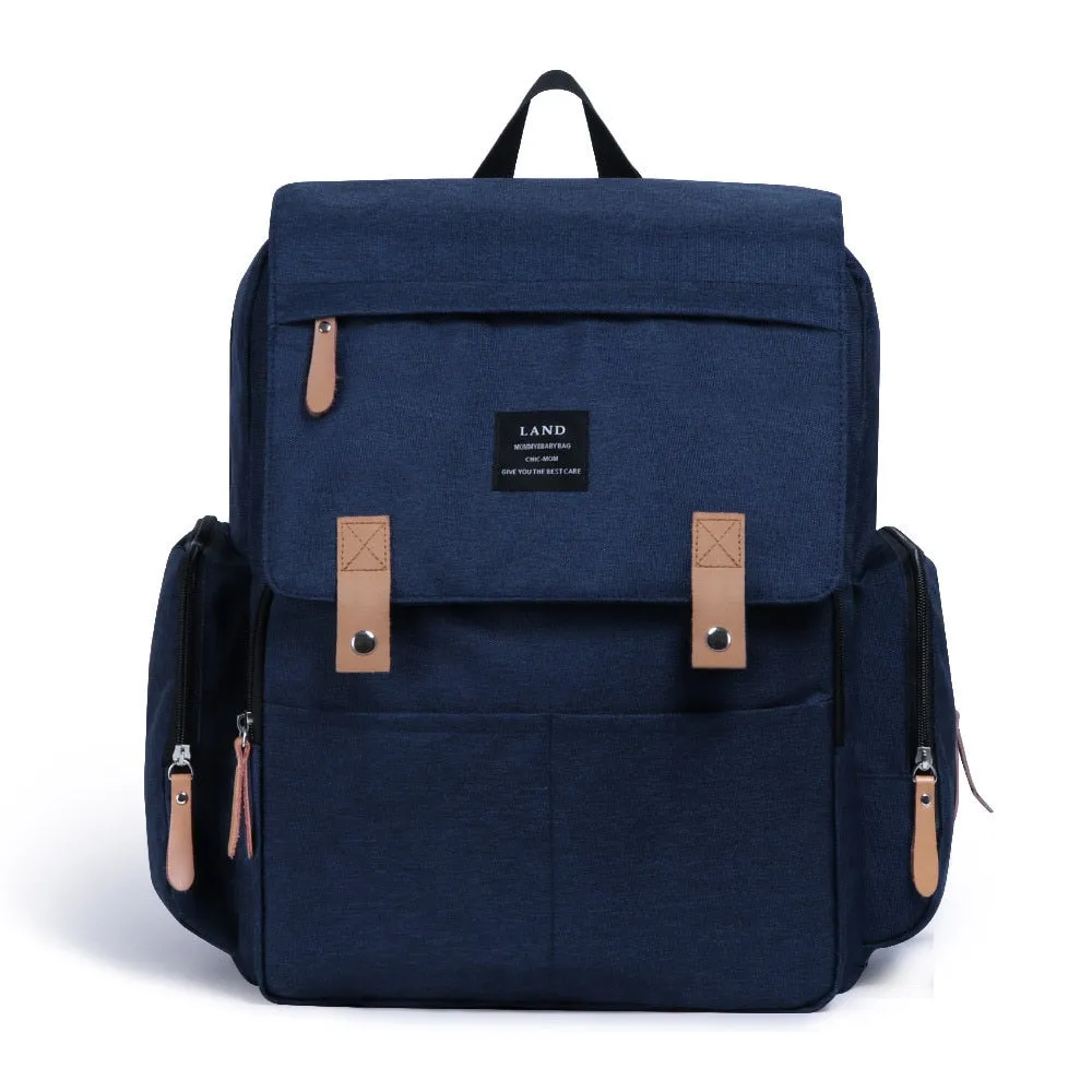 Cyflymder Mommy Diaper Bags Mother Large Capacity Travel Nappy Backpacks with Changing Mat Convenient  Baby Nursing Bags