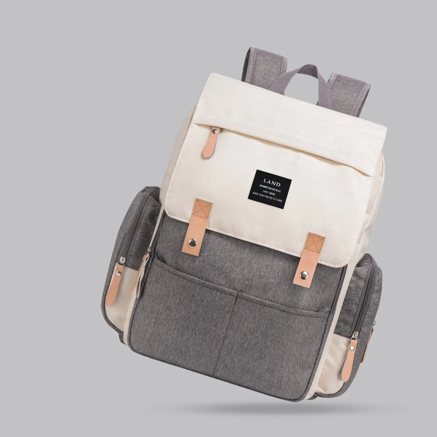 Cyflymder Mommy Diaper Bags Mother Large Capacity Travel Nappy Backpacks with Changing Mat Convenient  Baby Nursing Bags