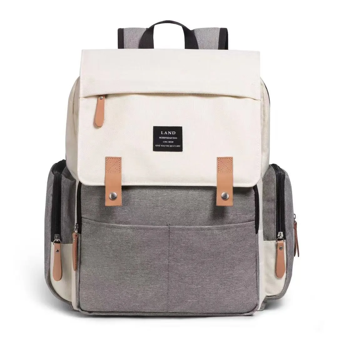 Cyflymder Mommy Diaper Bags Mother Large Capacity Travel Nappy Backpacks with Changing Mat Convenient  Baby Nursing Bags
