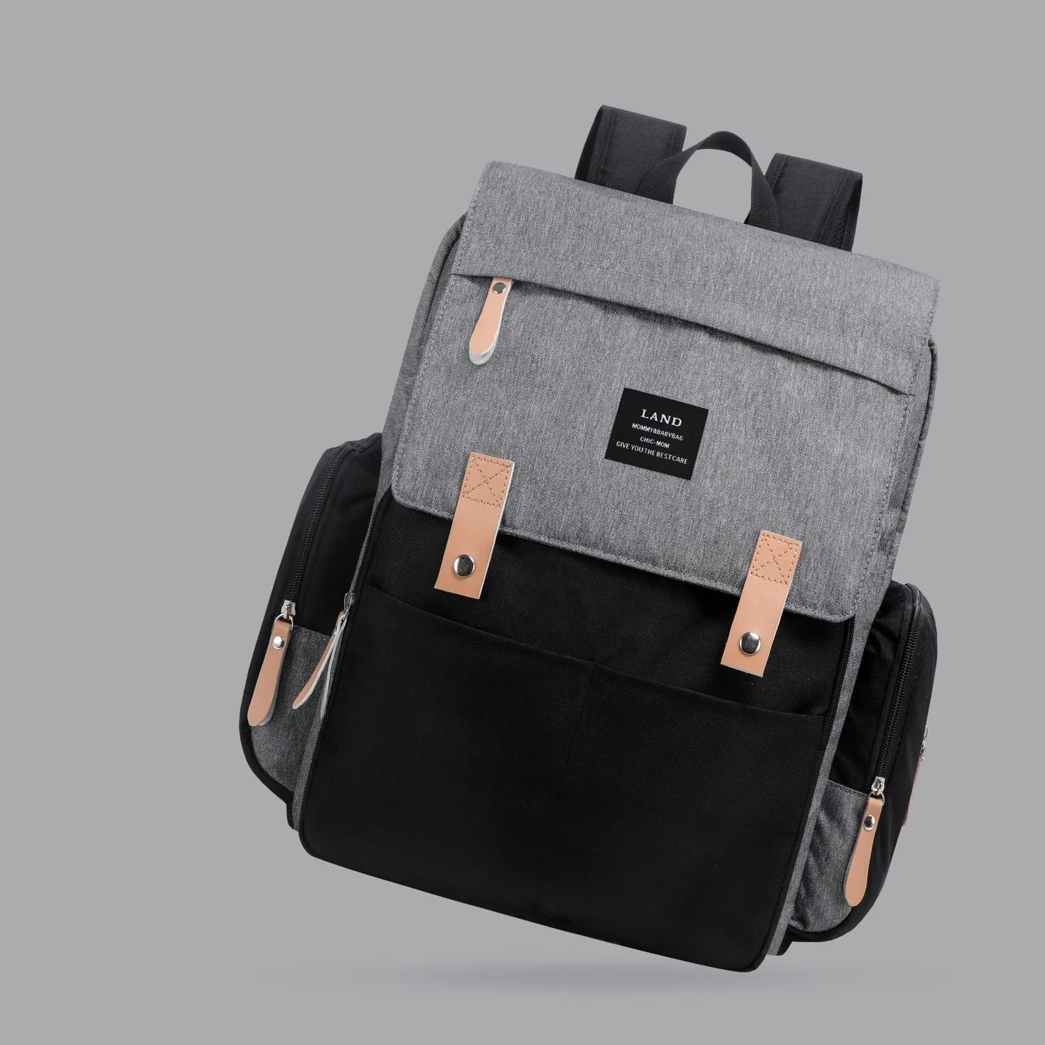 Cyflymder Mommy Diaper Bags Mother Large Capacity Travel Nappy Backpacks with Changing Mat Convenient  Baby Nursing Bags