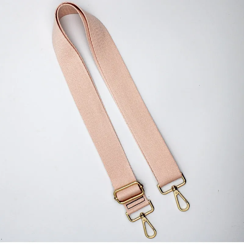 Cyflymder Nylon/Cotton Bag Strap Woman Colored Straps for Crossbody Messenger Shoulder Bag Accessories Adjustable Embroidered Belts Straps