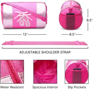 Dance Ballet Slippers Duffel Bag