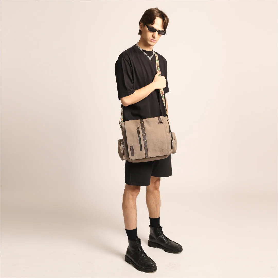 Daniel Messenger Bag - Grey
