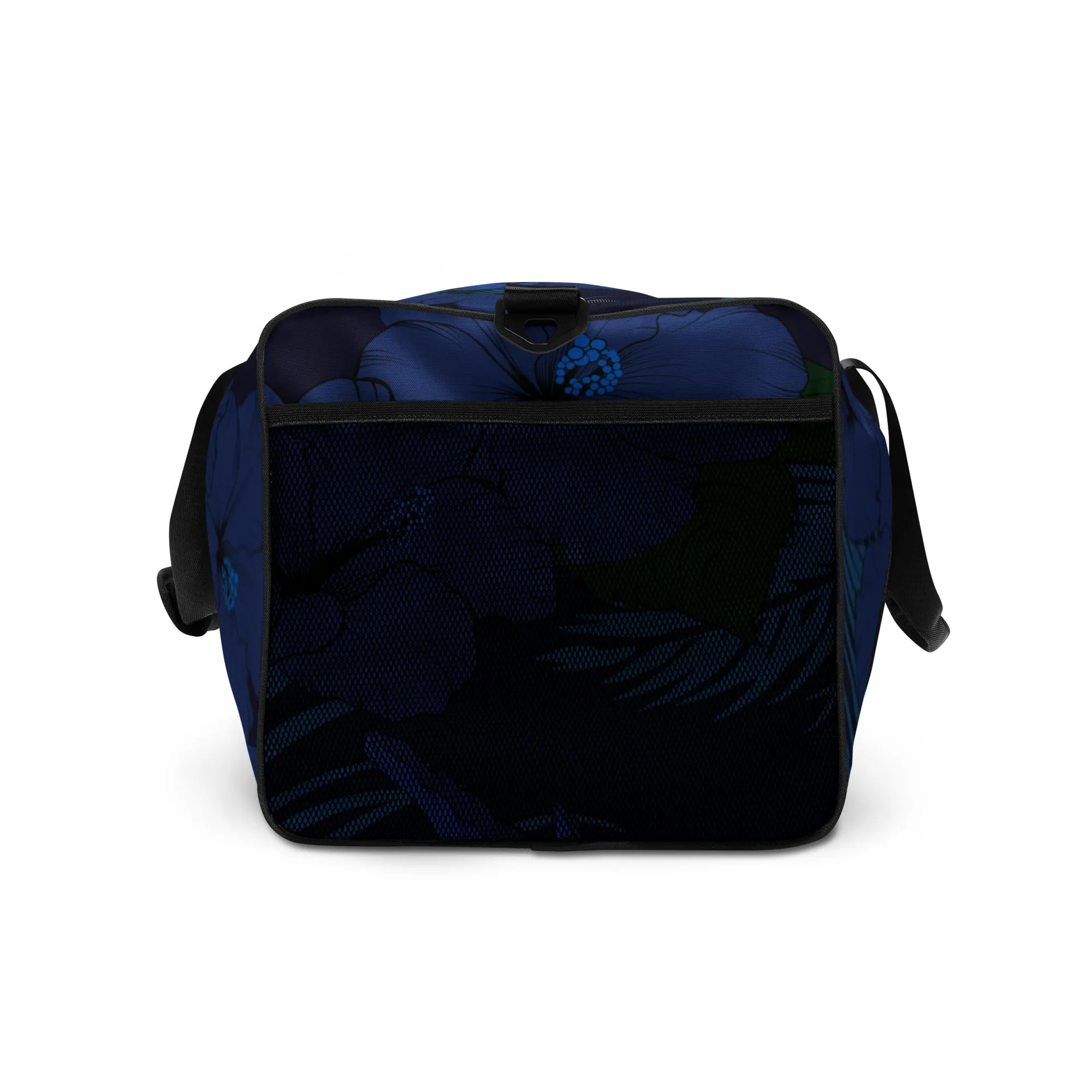 Deep Blue Hibiscus 50L Square Duffel bag