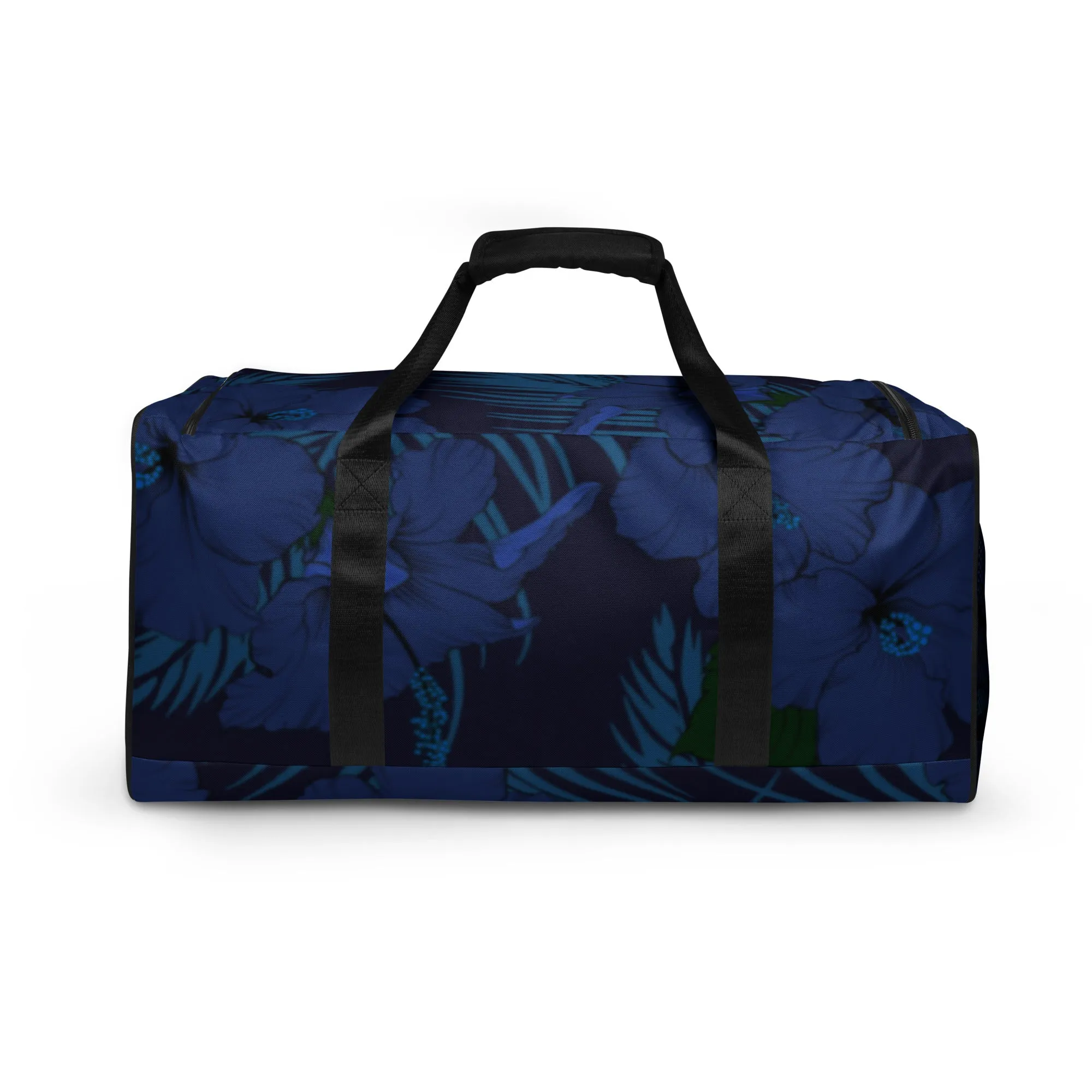 Deep Blue Hibiscus 50L Square Duffel bag