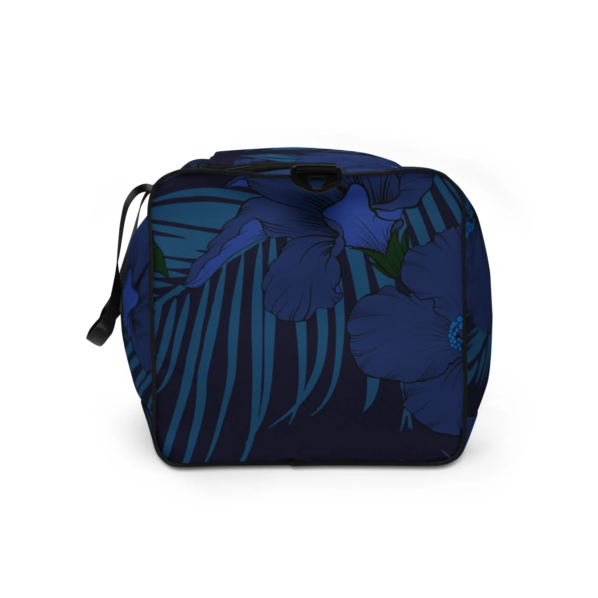 Deep Blue Hibiscus 50L Square Duffel bag