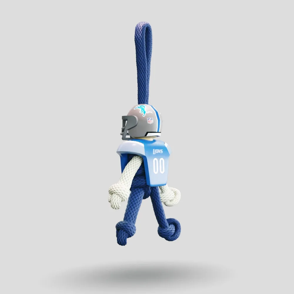 Detroit Lions Paracord Buddy Keychain