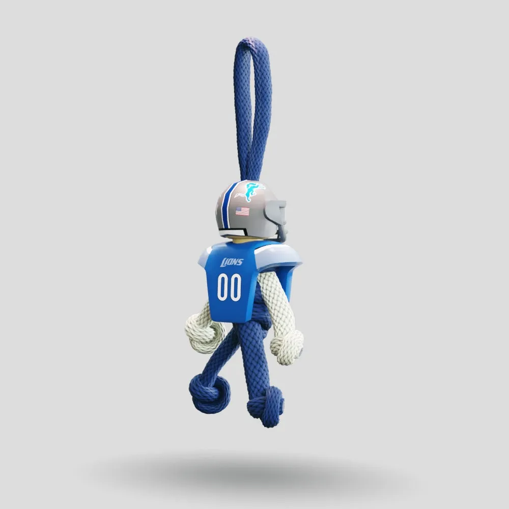 Detroit Lions Paracord Buddy Keychain