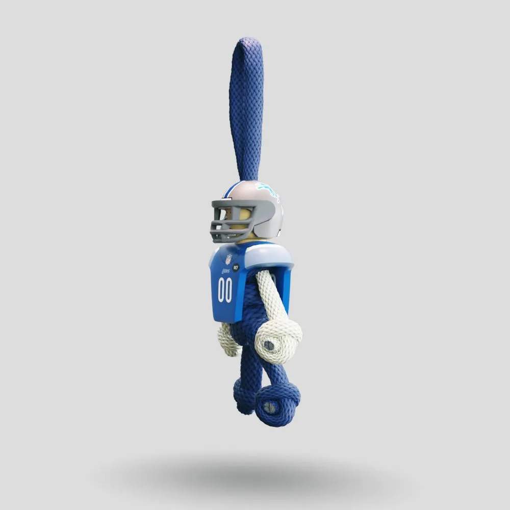 Detroit Lions Paracord Buddy Keychain