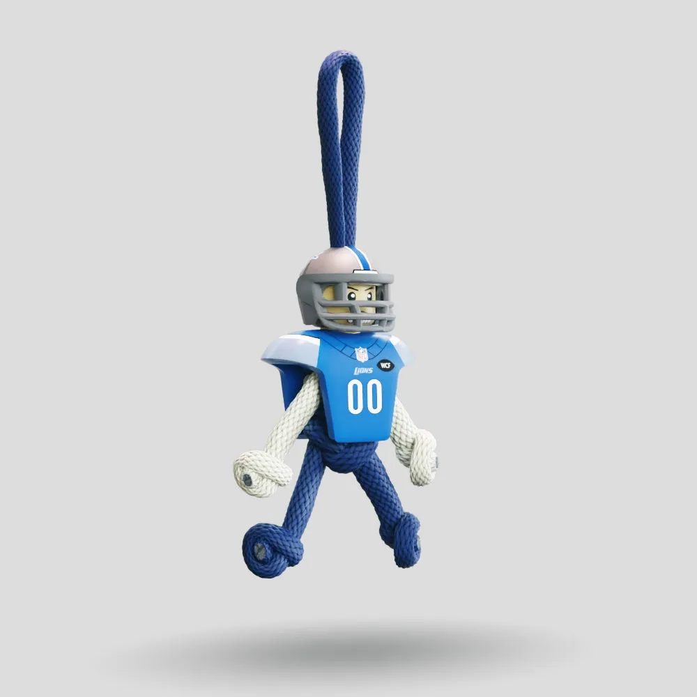 Detroit Lions Paracord Buddy Keychain