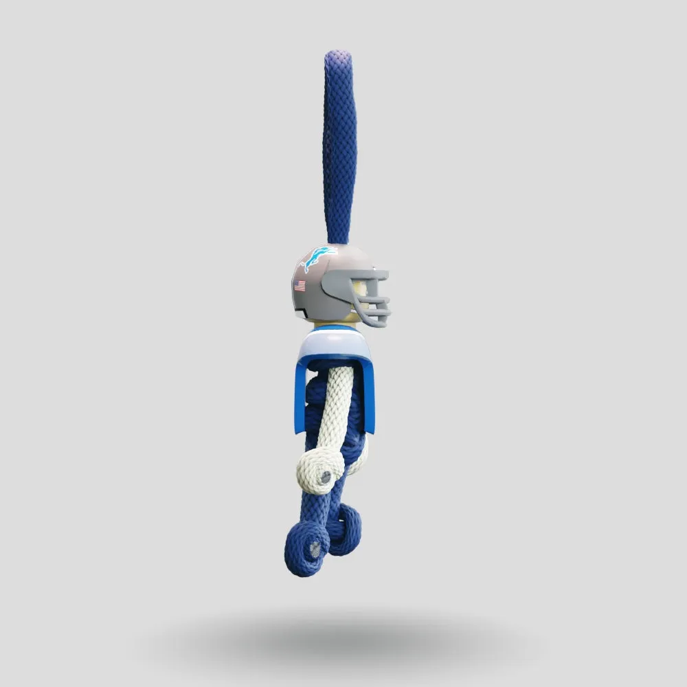 Detroit Lions Paracord Buddy Keychain