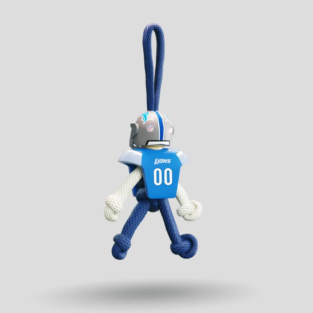 Detroit Lions Paracord Buddy Keychain
