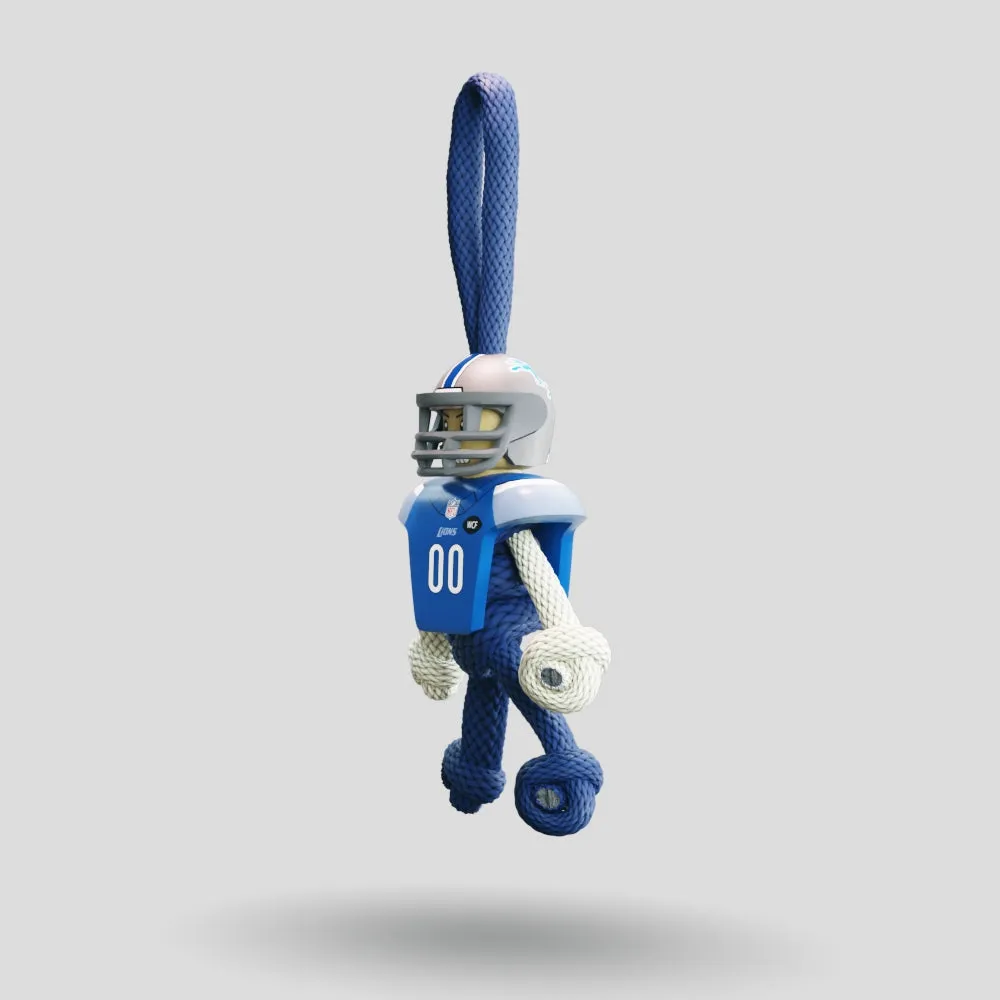 Detroit Lions Paracord Buddy Keychain