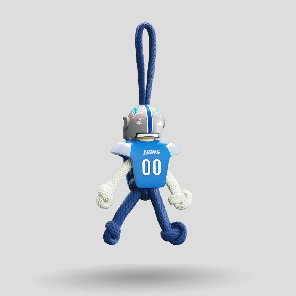 Detroit Lions Paracord Buddy Keychain