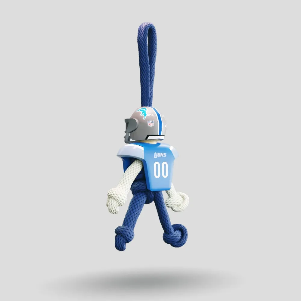 Detroit Lions Paracord Buddy Keychain