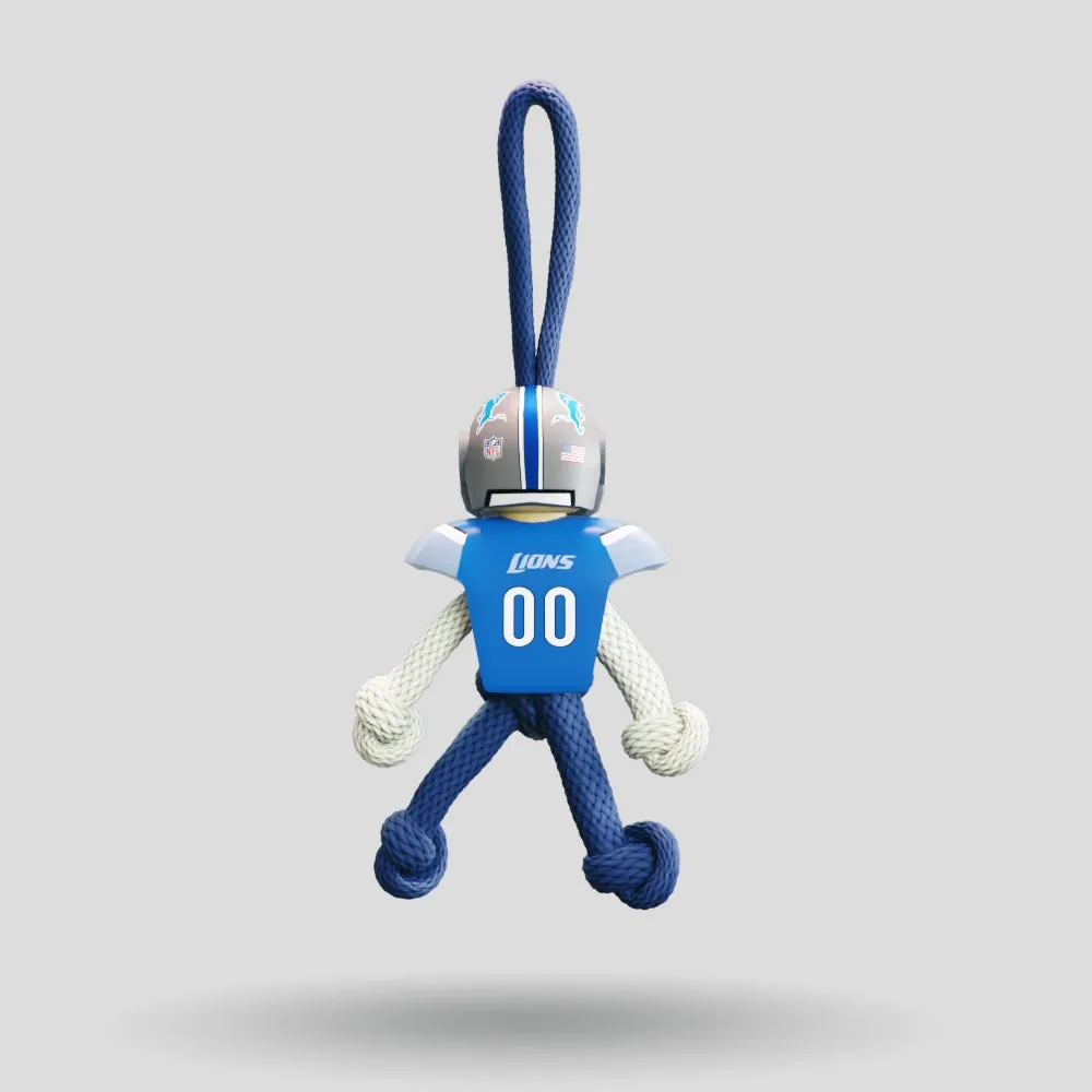 Detroit Lions Paracord Buddy Keychain