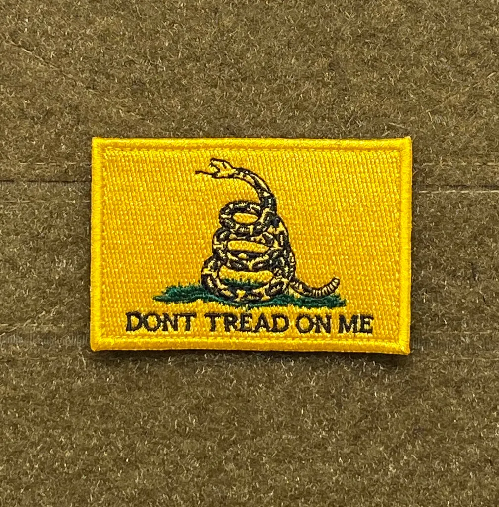 Don't Tread on Me Gadsden Snake Morale Patch