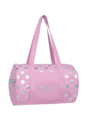 Dots Duffel Light Pink/Silver