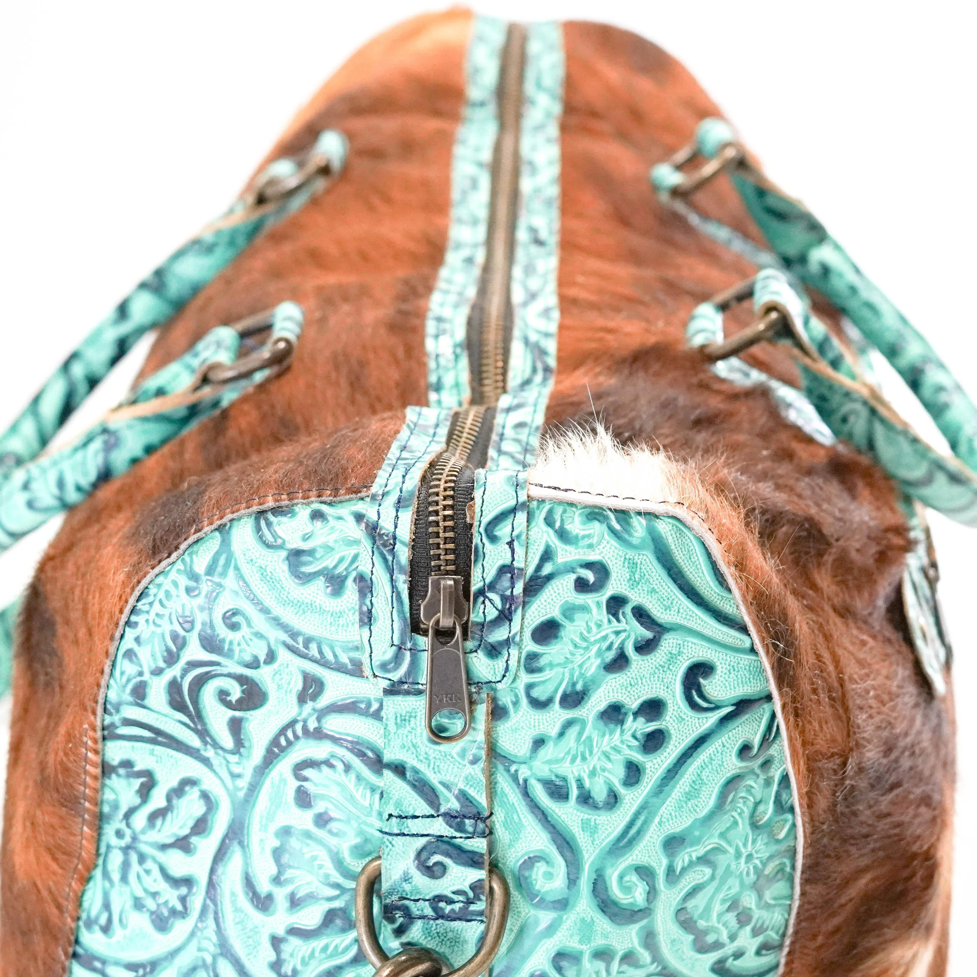 Duffel - Red Brindle w/ Sea Glass Tool