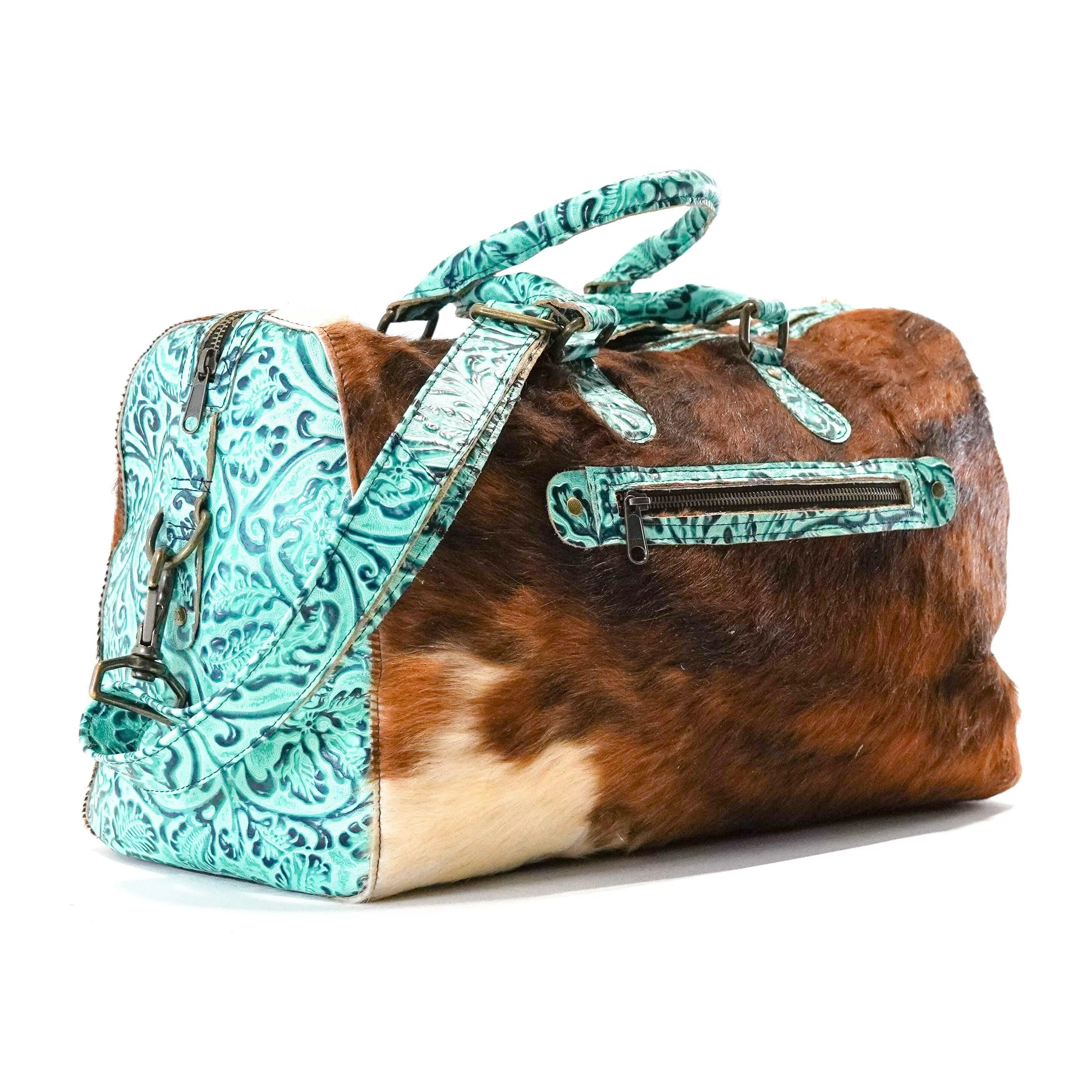 Duffel - Red Brindle w/ Sea Glass Tool