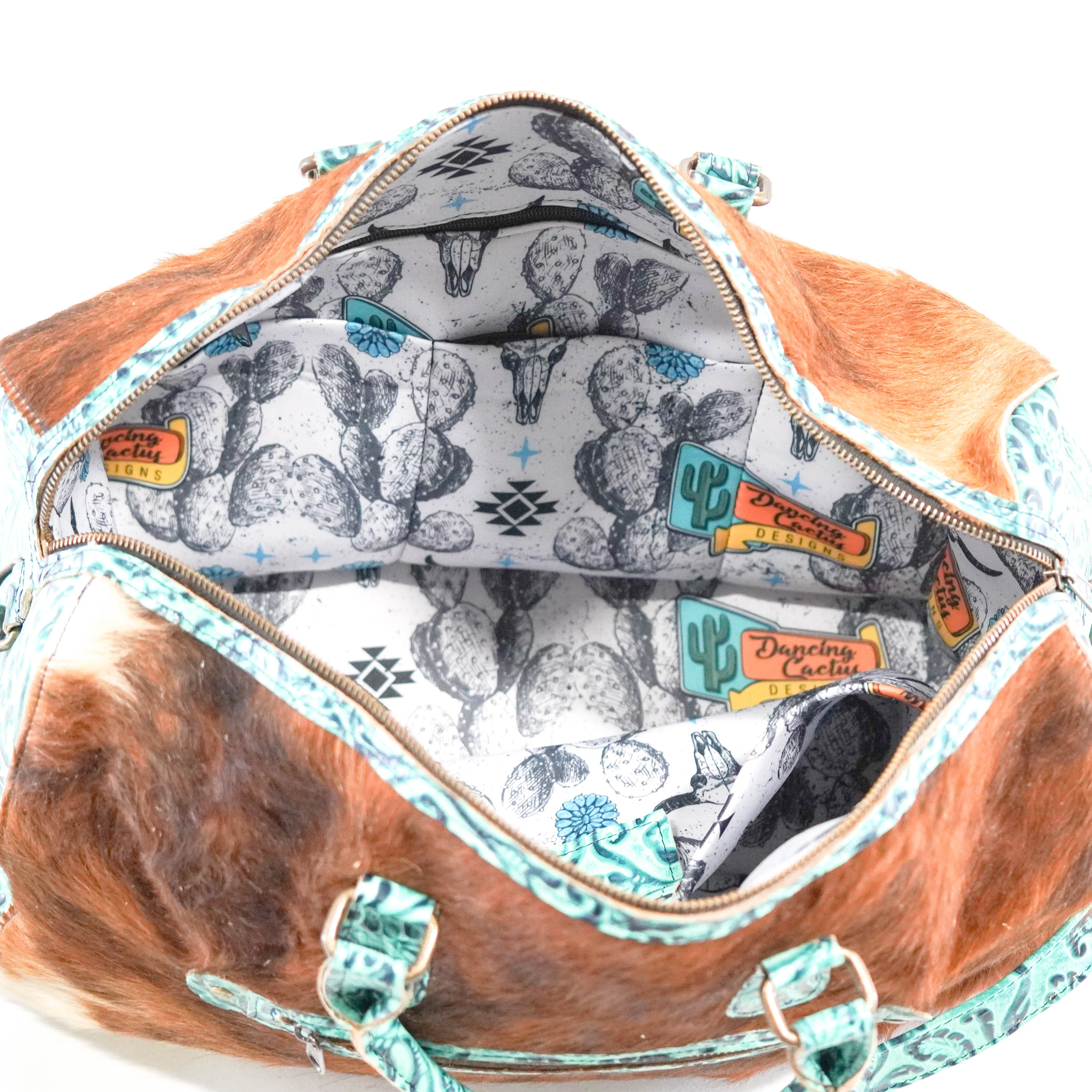 Duffel - Red Brindle w/ Sea Glass Tool