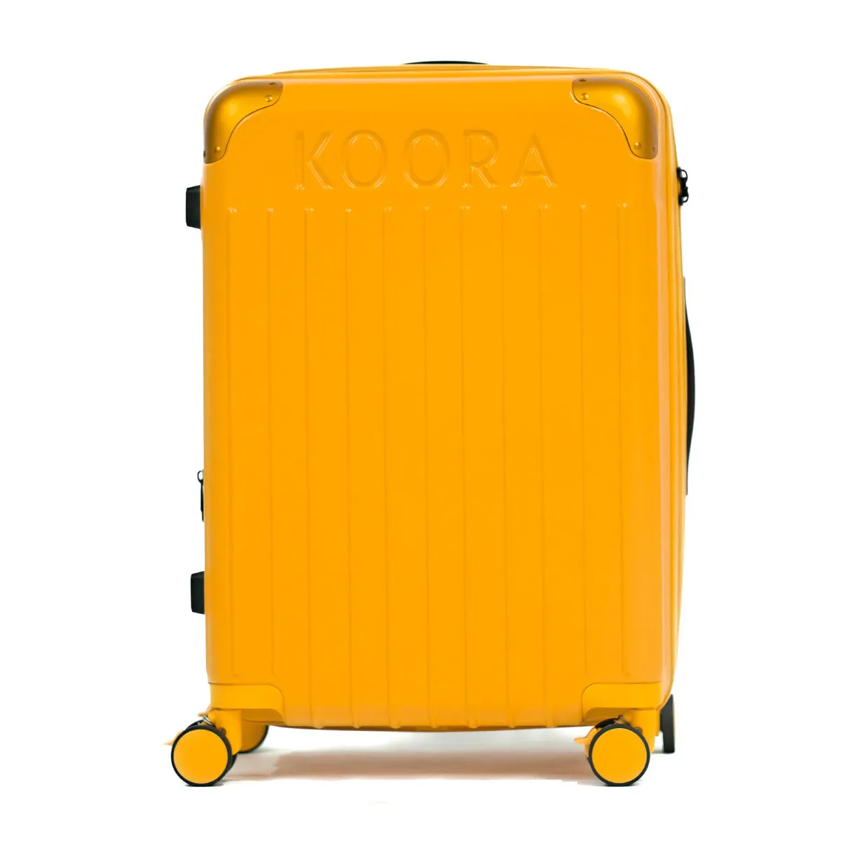 Eco Lite Expandable 2-Piece Checked-In Luggage Set- Blue | Yellow