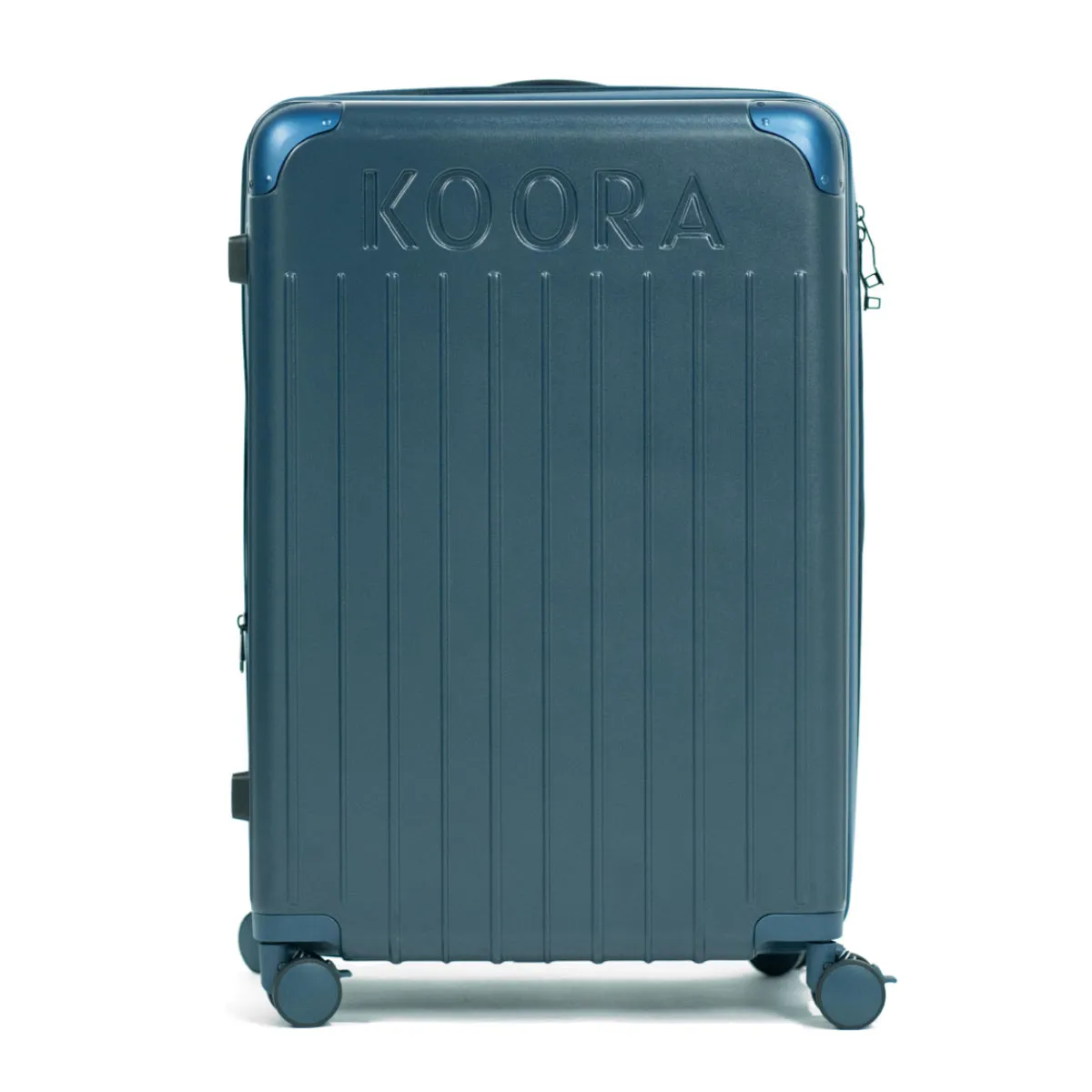 Eco Lite Expandable 2-Piece Checked-In Luggage Set- Blue | Yellow