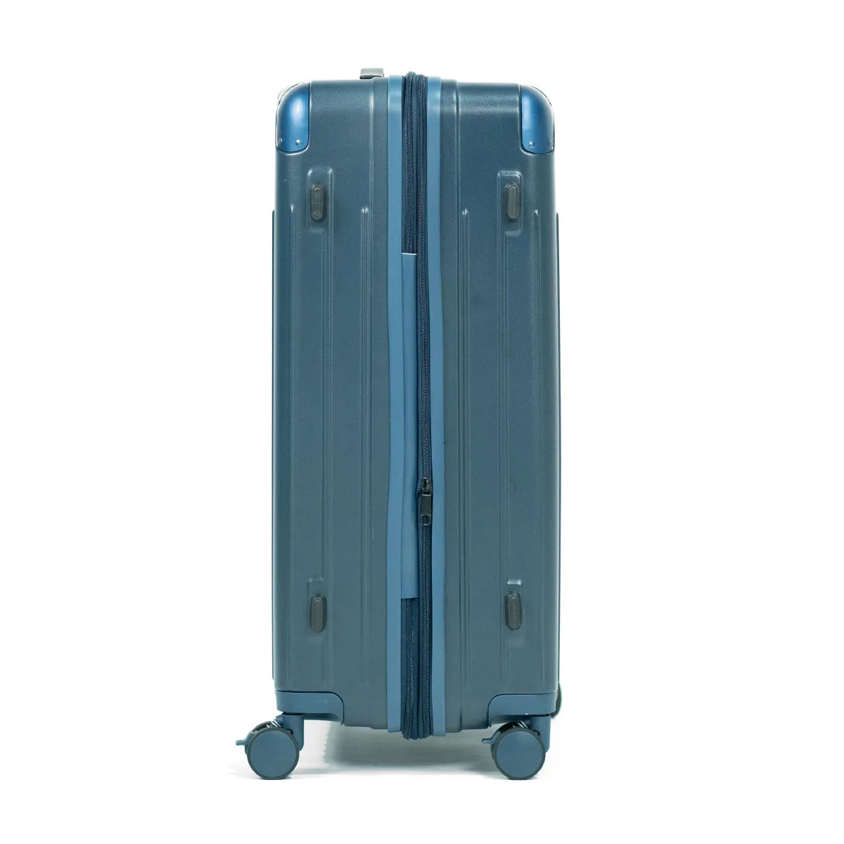 Eco Lite Expandable 2-Piece Checked-In Luggage Set- Blue | Yellow