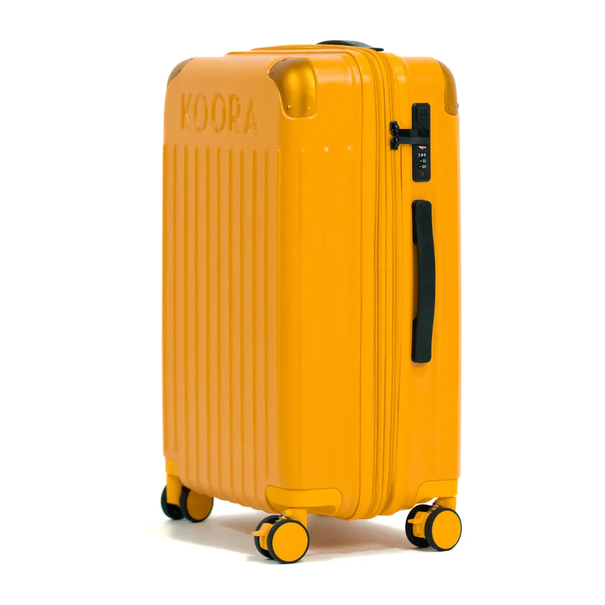 Eco Lite Expandable 2-Piece Checked-In Luggage Set- Blue | Yellow