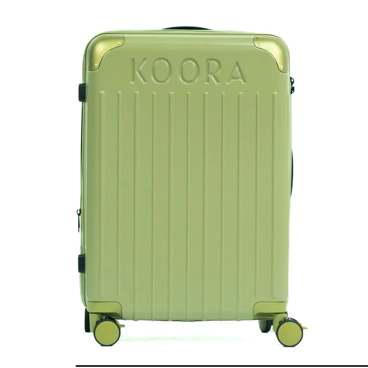 Eco Lite Expandable 2-Piece Checked-In Luggage Set- Sage Green | Olive